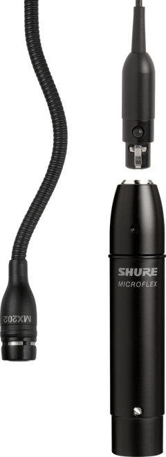 Shure MX202B/S Microflex Overhead Microphone