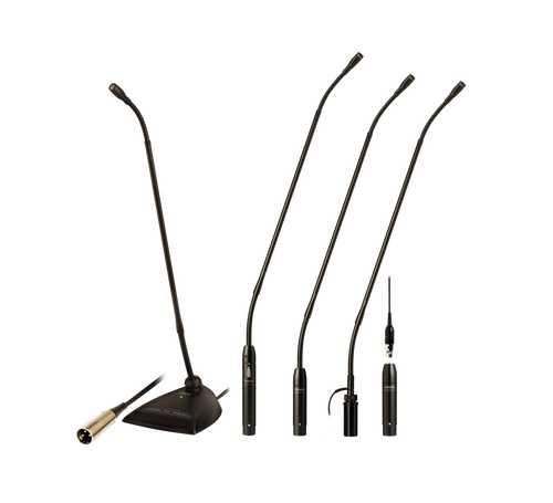 Shure MX418/C Cardioid-18" Gooseneck Condenser Microphone, Attached Preamp with XLR, Shock Mount, Flange Mount, Snap-Fit Foam Windscreen