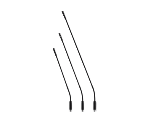 Shure MXC416/C Cardioid Gooseneck Microphone (16 in/40 cm) with  flexible bottom section, bi-color LED, 10-pin connector, and foam windscreen, for MXC, MXCW conference units; black