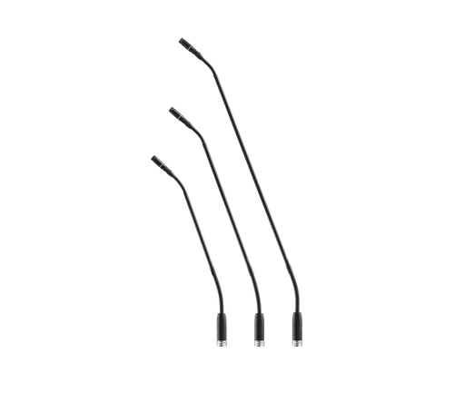 Shure MXC420DF/C Cardioid Dual-Flex Gooseneck Microphone (20 in/50 cm) with flexible top and bottom sections, bi-color LED, 10-pin connector, and foam windscreen, for MXC, MXCW conference units; black