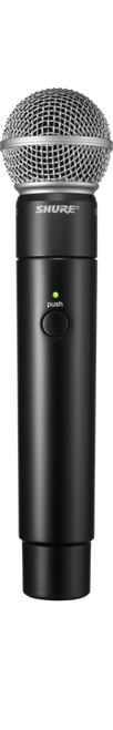 Shure MXW2/VP68=-Z10 Handheld Transmitter with VP68 Microphone (Includes one SB902 Battery)
