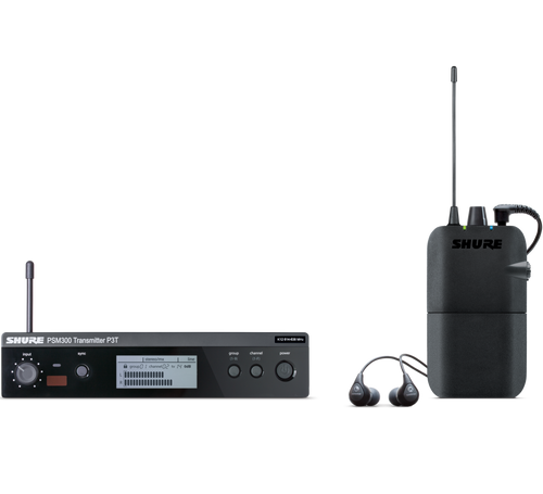 Shure P3TR112GR-G20 PSM 300 Wireless In-Ear Monitoring Set with SE112 Earphones