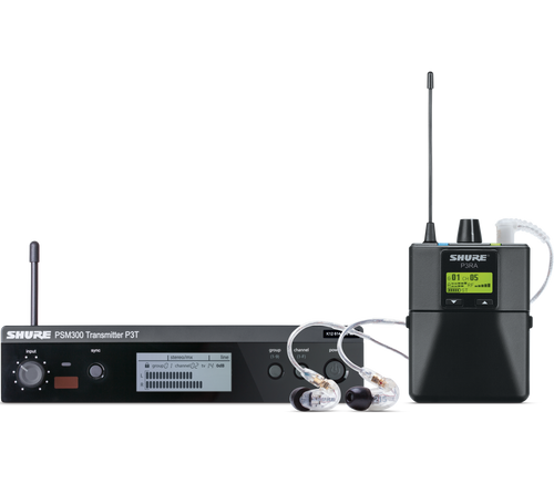 Shure P3TRA215CL-H20 Wireless Personal Monitor System Set