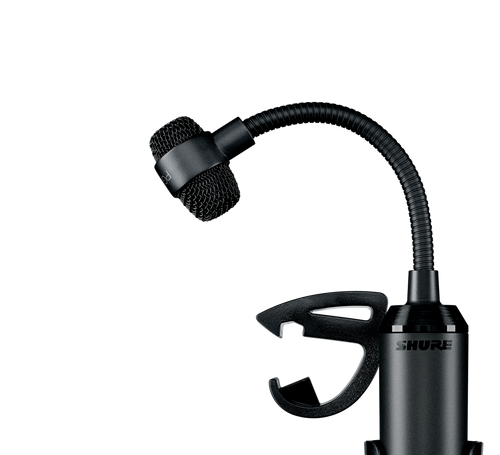 Shure PGA98D-LC Cardioid condenser gooseneck drum microphone - AP98DM drum mount, less cable
