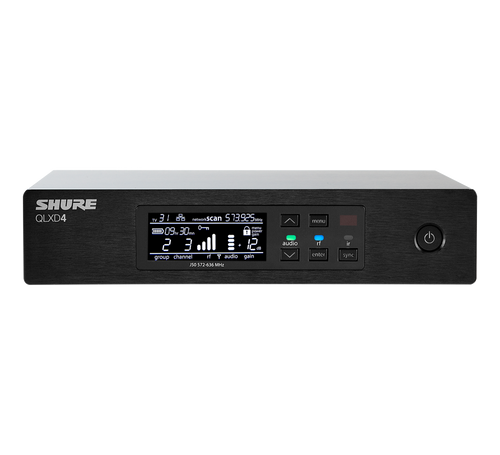 Shure QLXD4=-X52 Half-Rack, Single Channel Receiver