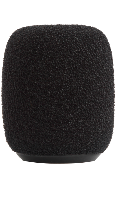 Shure RK183WS Black Snap-Fit Foam Windscreens for MX183, MX184, MX185, BETA 98, WH30, WL183, WL184, WL185 (Contains Four)
