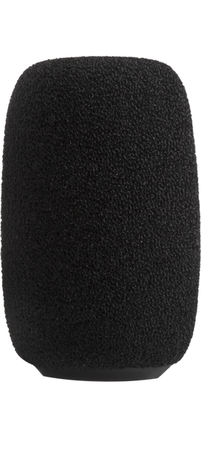 Shure RK412WS Black Snap-Fit Windscreens for MX412- and MX418- (Contains Four)