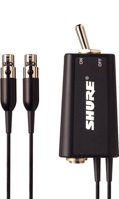 Shure WA662 In-Line Dual Bodypack Mute Switch