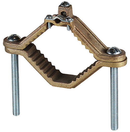 L.H. Dottie 1102 2-1/2''-4'' Bronze Armored Ground Clamp