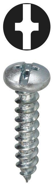 L.H. Dottie 2WST101 #10 x 1'' Phillips/Slotted Pan Head Sheet Metal Screw (Tuff Pack)