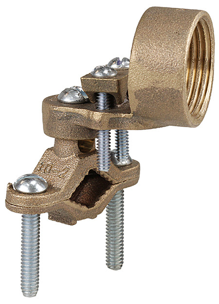 L.H. Dottie 30H 1/2''-1'' Bronze Ground Clamp w/ 3/4'' Hub