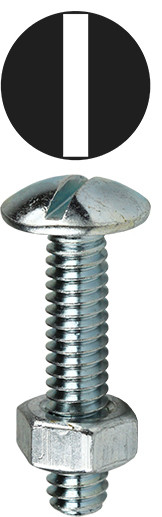 L.H. Dottie 316 3/16'' (#10-24) Assorted Slotted Truss Head Stove Bolt Screw Kit w/ Hex Nuts
