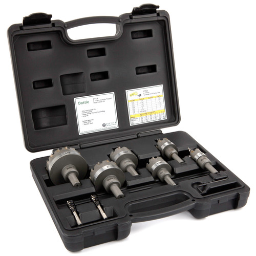 L.H. Dottie CTK8 8-Piece Master Electricians Hole Cutter Kit