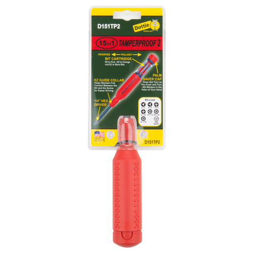 L.H. Dottie D151TP2 15 in 1 TamperProof 2 Screwdriver