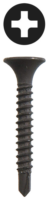 L.H. Dottie DWSDT62 #6 x 2'' Phillips Bugle Head Fine Thread Self Drilling Drywall Screw (Tuff Pack)