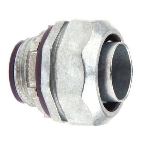 L.H. Dottie LT125I 1-1/4'' Straight Insulated Die Cast Liquid Tight Connector