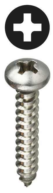 L.H. Dottie PHSMSS6112 #6 x 1-1/2'' Stainless Steel Phillips Pan Head Sheet Metal Screw