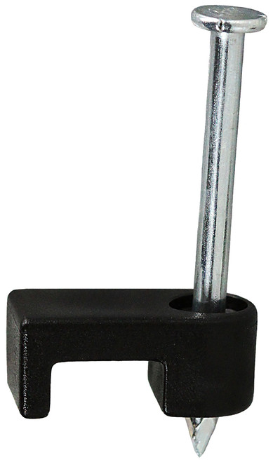 L.H. Dottie PLX18B 1/4'' X 1/8'' UV Black Bell Telephone and Thermostat Wire Strap