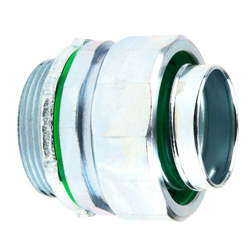 L.H. Dottie SL38 3/8'' Straight Steel Liquid Tight Connector