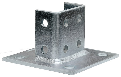 L.H. Dottie SPB1290 12 Hole Double Channel Tall Clevis - Square