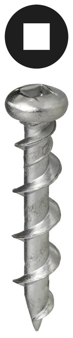 L.H. Dottie SQDOG 3/16'' x 1-1/4'' Pan Head Square Drive Wall Dog Anchor Kit