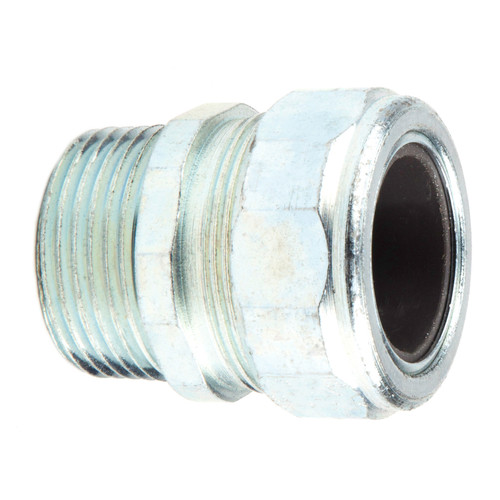 L.H. Dottie SR100C950 1'' Steel Strain Relief Connector (Gray Grommet)