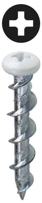 L.H. Dottie WDOGW 3/16'' x 1-1/4'' Wafer Head Phillips Wall Dog Anchor Kit