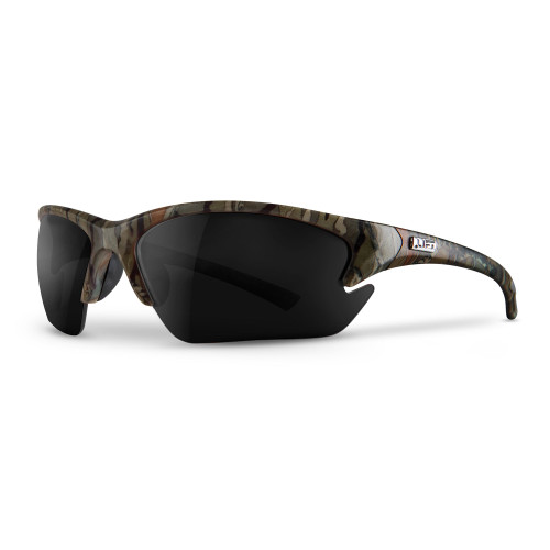 Lift Safety EQT-12CFST Quest Safety Glasses (Camo/Smoke)