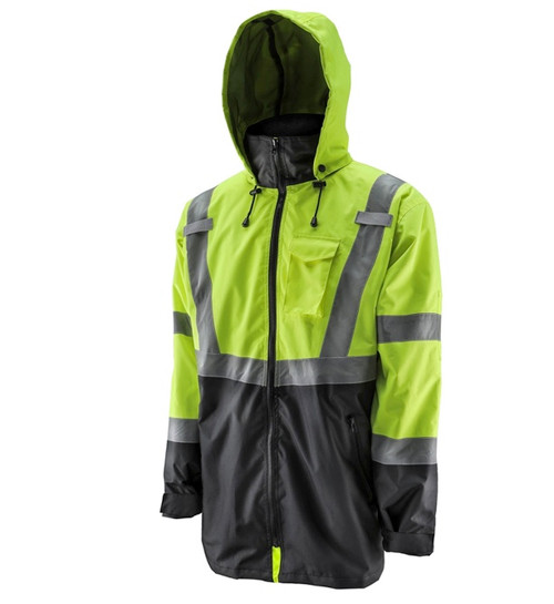 Lift Safety AVP-17HVK3L Lift Viz-Pro Parka (Hi-Viz/Black) 3X-Large