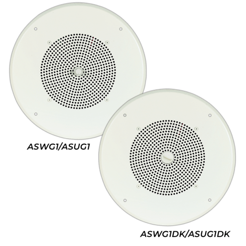 Bogen ASWG1DK Off White Self-Amplified Ceiling Speaker