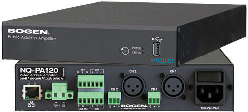 Bogen NQ-PA120 1-Channel Public Address Mixer Amplifier