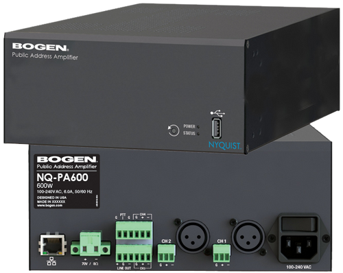 Bogen NQ-PA600 1-Channel Public Address Mixer Amplifier