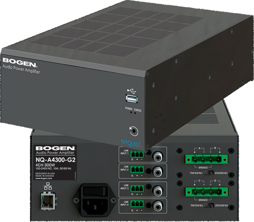 Bogen NQ-A4120-G2 4-Channel Audio Power Amplifier