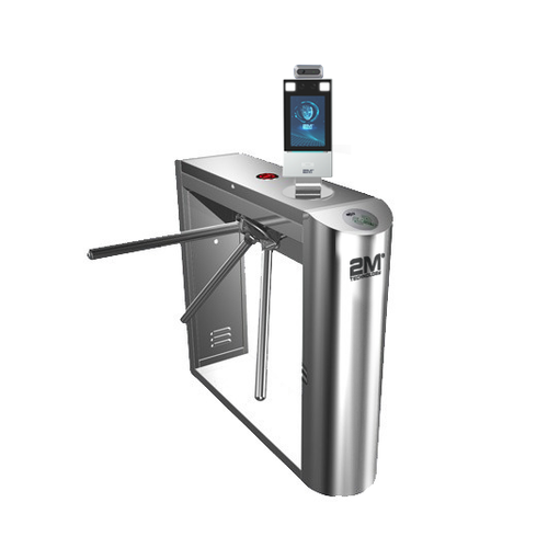 2M Technology 2MTT-3 Face Recognition & Thermal Detection Access Control Vertical Tripod Turnstile Gates