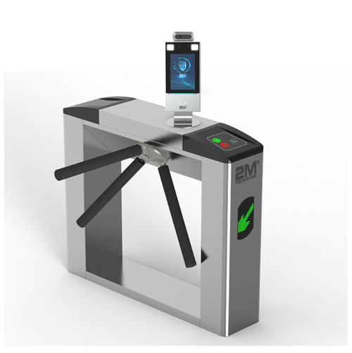 2M Technology 2MTT-7 Face Recognition & Thermal Detection Access Control Vertical Tripod Turnstile Gates