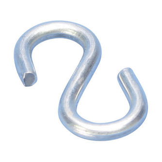 Caddy 771 S Hook, Steel, Plain, 0.12" (3 mm) dia