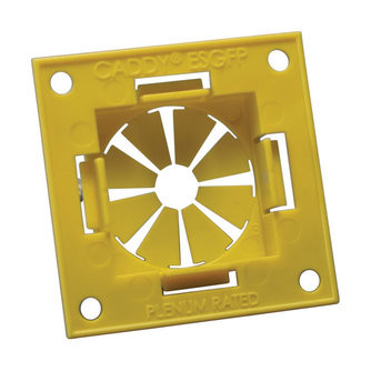 Caddy ESGFP Easy Snap Grommet for Factory Punched Holes, 1" Max Copper Tube, 1/2", 3/4", 1" EMT, 1/2", 3/4", 1" Rigid/Pipe