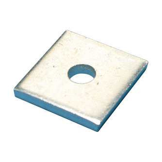 Caddy F140000EG Square Channel Washer, Steel, EG, 3/8" Rod, 0.438" (11.1 mm) Hole