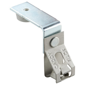 Caddy 4QTIGBSF Rod Lock Spring Steel Rod Hanger with Nail Gun Bracket, 1/4" (M6) Rod
