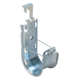 Caddy CAT32HP8Z34 Cat HP J-Hook with Multi-Function Clip, 2" (50 mm) dia, 1/2", 5/8" (M14, M18) Rod