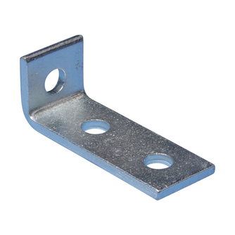 Caddy L190000EG 1-2 Hole Corner Short Angle Bracket, Steel, EG, 3.875" x 1.875" (98.43 mm x 47.6 mm)