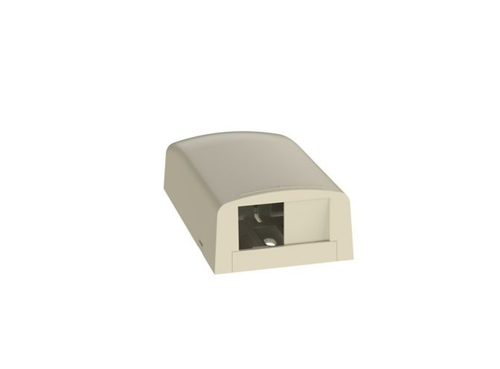 Panduit CBX2EI-AY 2 Port Electric Ivory Mini-Com Surface Mount Box