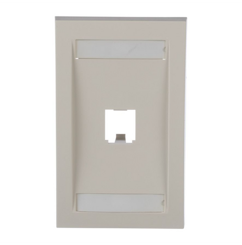 Panduit CFPE1IWY Mini-Com 1 Port Off-White Faceplate