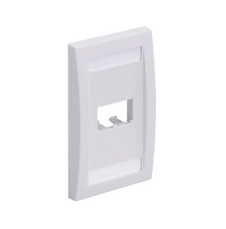 Panduit CFPE2WHY Mini-Com 2 Port White Faceplate