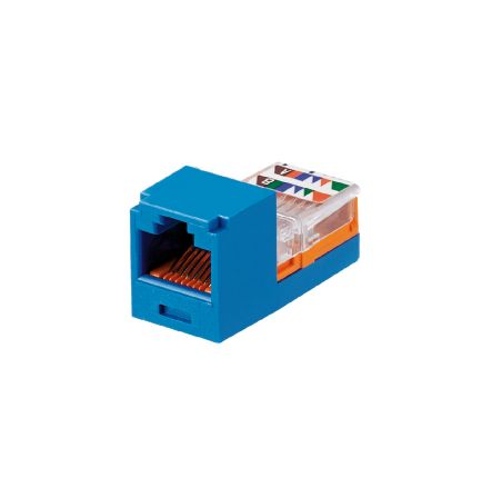Panduit CJ588BUY Mini-Com UTP RJ45 Cat5E Blue Jack Module