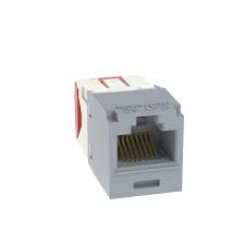 Panduit CJ5E88TGIG Mini-Com UTP RJ45 Cat 5e TG Jack Module, Int'l Gray