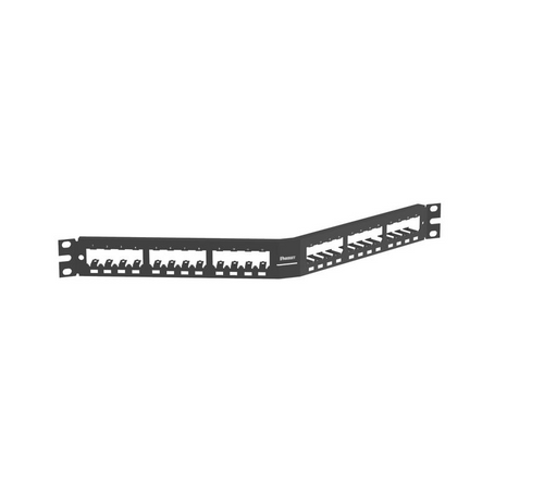 Panduit CPA24BLY 24 Port Mini-Com Angled Patch Panel