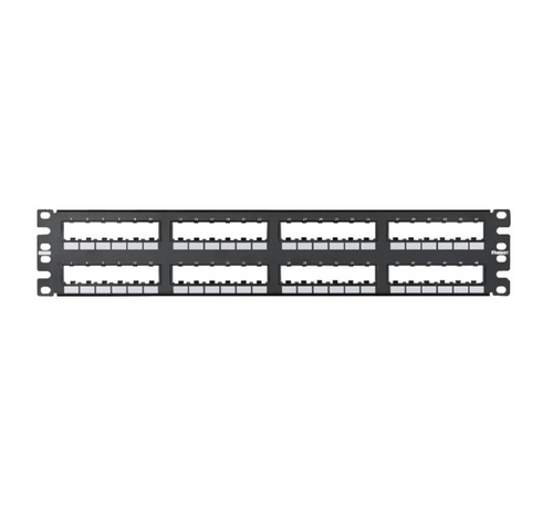 Panduit CPP48FM6BL 48 Port Mini-Com Flat Patch Panel