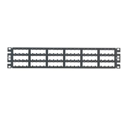 Panduit CPP72FMWBLY 72 Port Mini-Com Flat Patch Panel