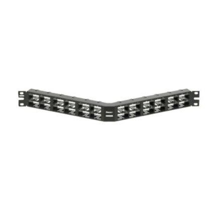 Panduit CPPA48HDVNSWBL 48 Port Mini-Com Angled Patch Panel